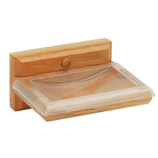 Home Impressions Medium Oak Soap Dish