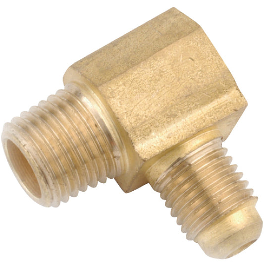 Anderson Metals 5/8 In. x 1/2 In. Male 90 Deg. Flare Brass Elbow (1/4 Bend)