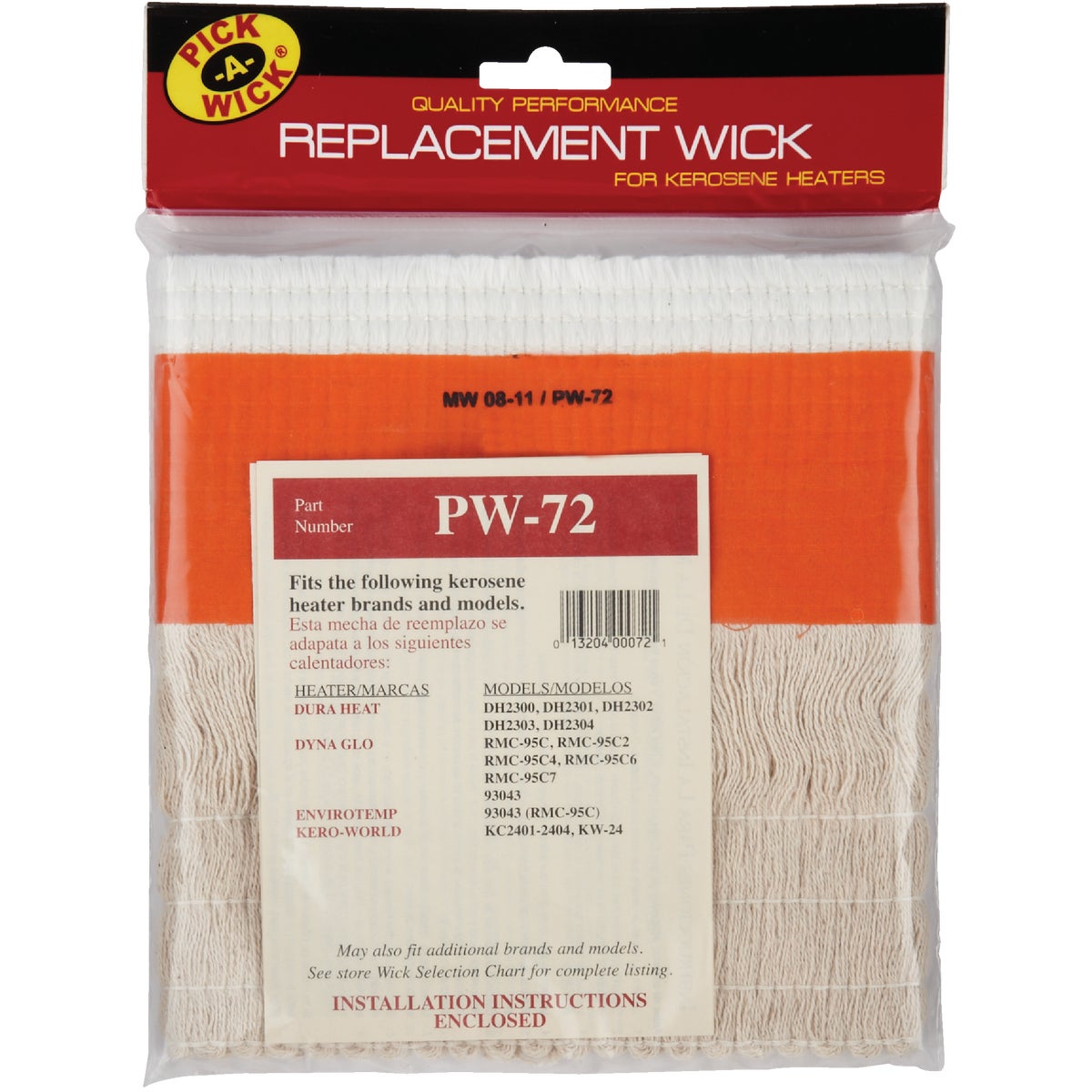 Pick-A-Wick PW-72 Kerosene Heater Wick