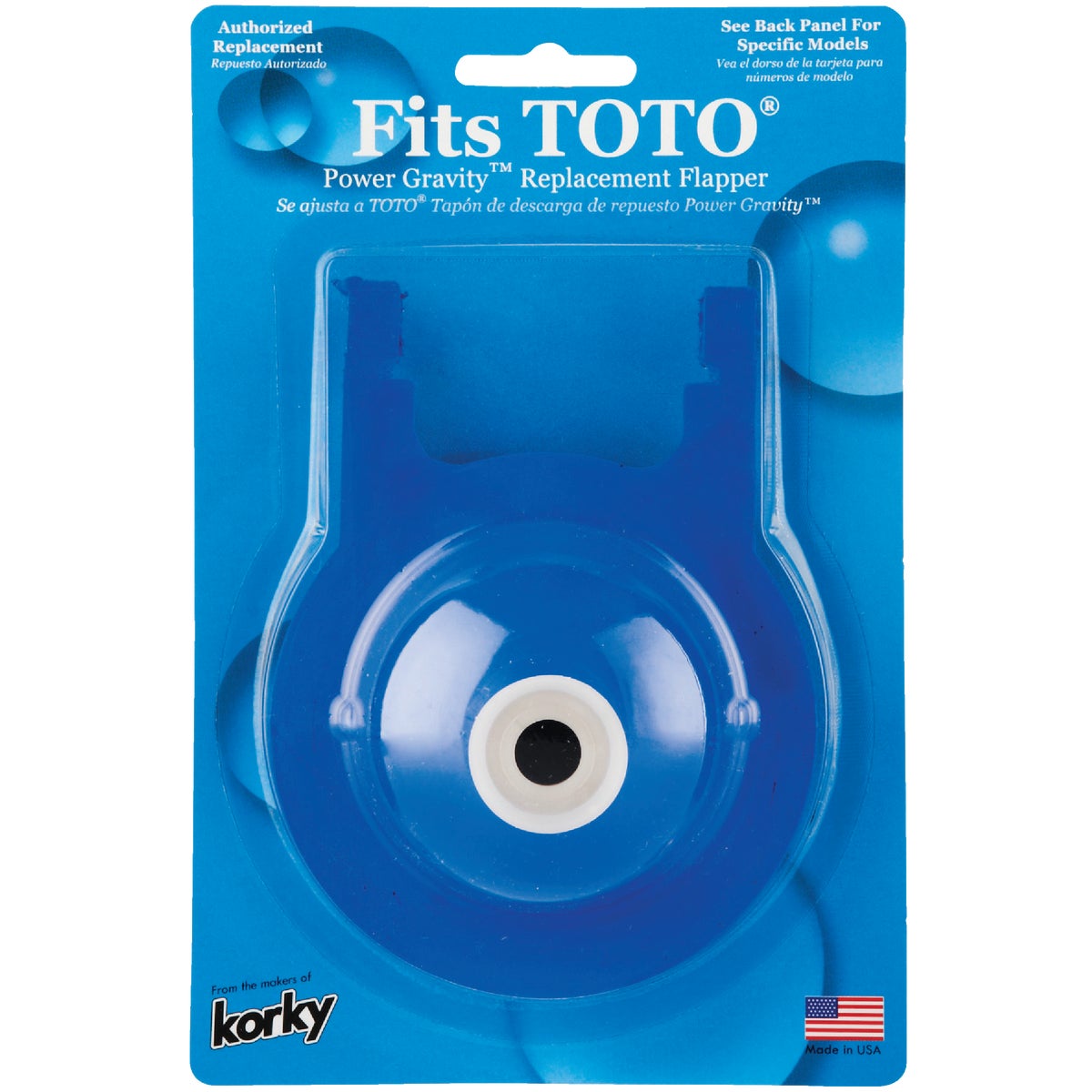 Korky TOTO Power Gravity Rubber Flapper