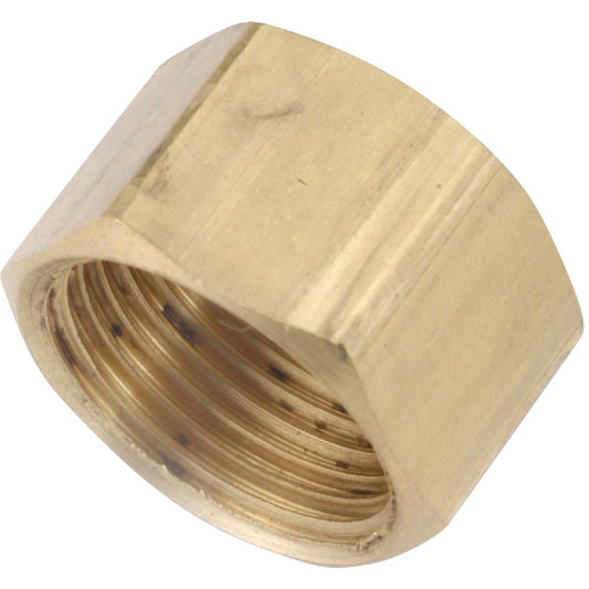 Anderson Metals 3/8 In. Brass Compression Cap