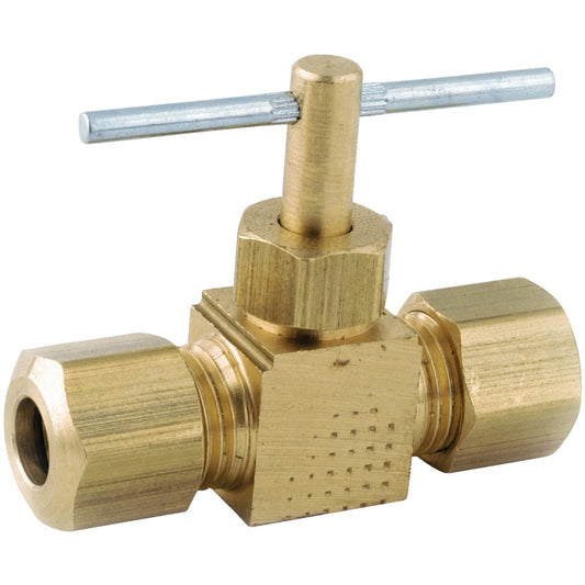 Anderson Metals 3/8 In. C x 3/8 In. C Brass Straight Needle Valve