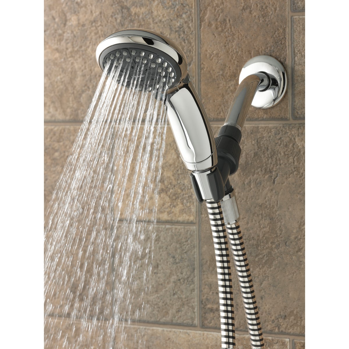 Waterpik EcoFlow 3-Spray 1.6 GPM Handheld Shower, Chrome