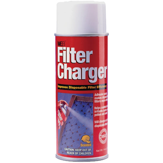 Web 14 Oz. Aerosol Filter Charger Furnace/Air Conditioner Filter Spray