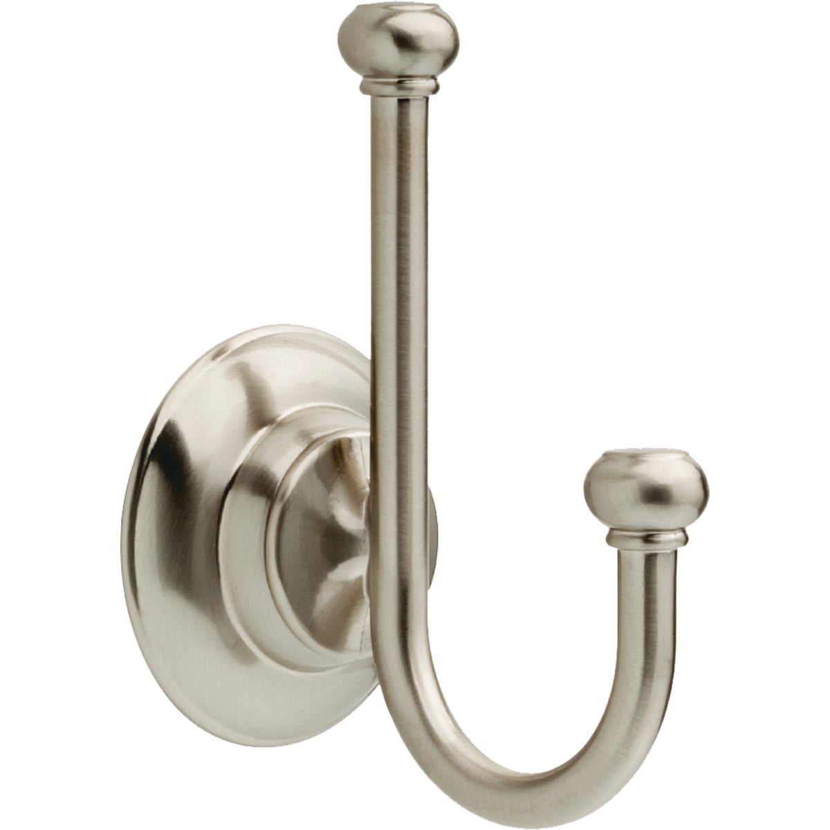 Delta Porter Brushed Nickel Double Robe Hook