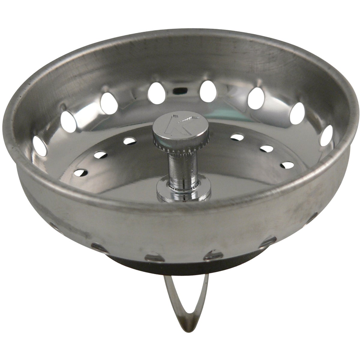 Do it Best Stainless Steel Spring Action Basket Strainer Stopper