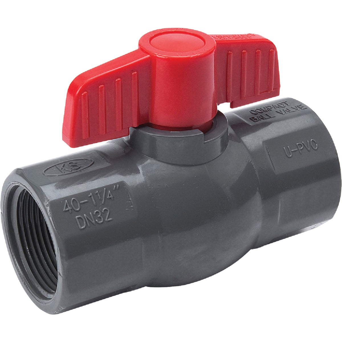 ProLine 1-1/4 In. FIP X 1-1/4 In. FIP PVC Quarter Turn Ball Valve