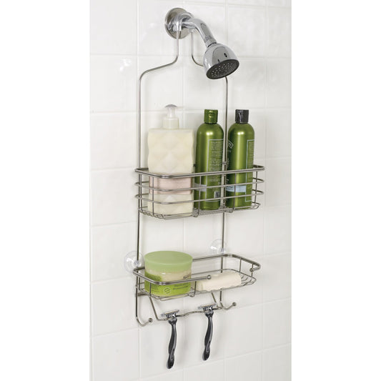 Zenith Zenna Home Stainless Steel 10-1/4 In. x 24-3/4 In. Shower Caddy