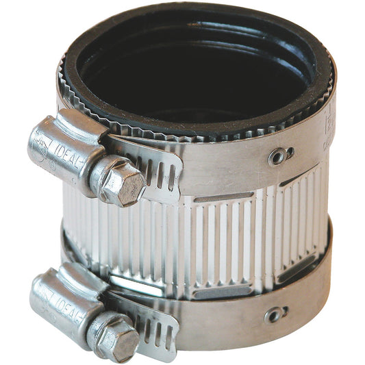 Black Swan 4 In. x 3 In. No-Hub PVC Coupling