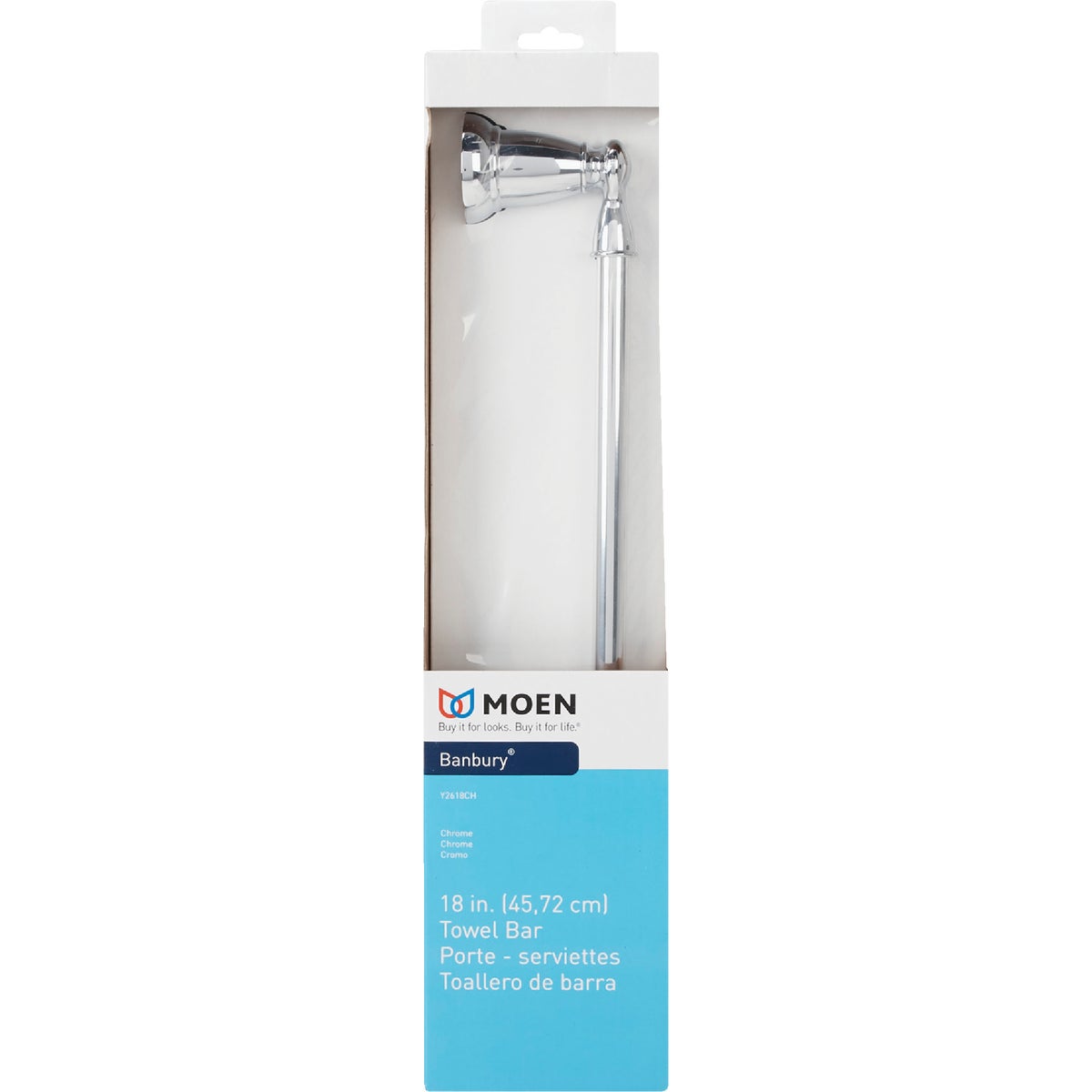 Moen Banbury 18 In. Chrome Towel Bar