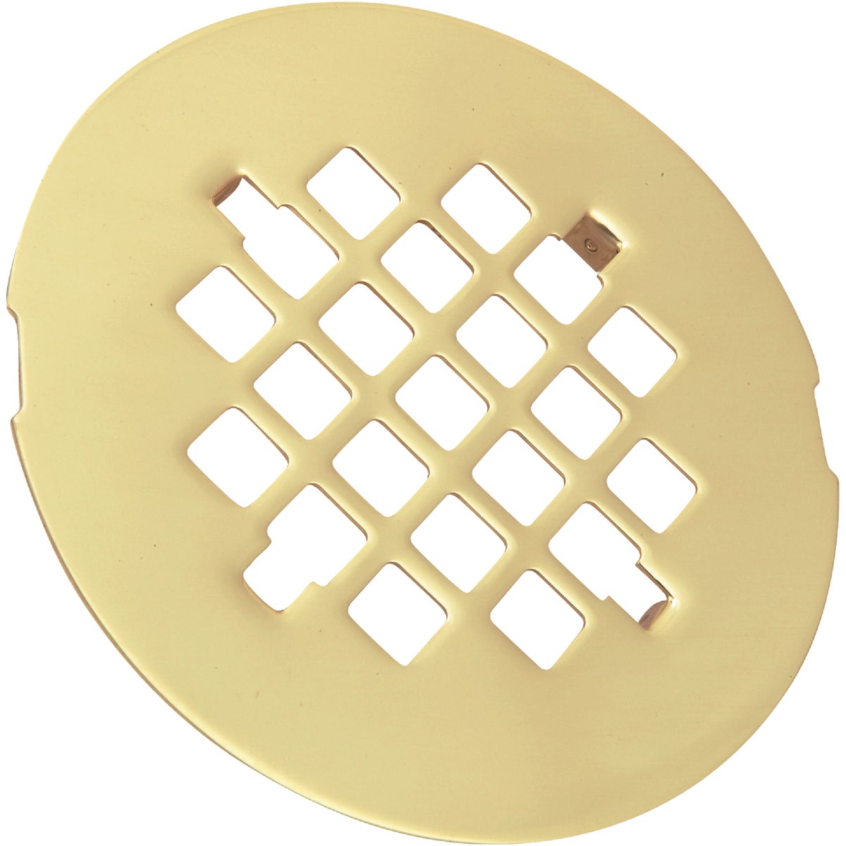 Do it 4-1/4 In. Polished Brass Snap-In Shower Drain Strainer