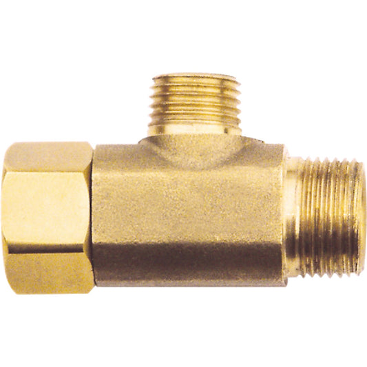 Do it 3/8 In. OD Fem x 3/8 In. OD x 1/4 In. OD Brass Extender Tee