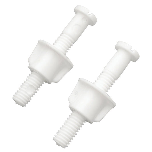 Do it 3/8" x 2-1/2" White Plastic Toilet Seat Hinge Bolt