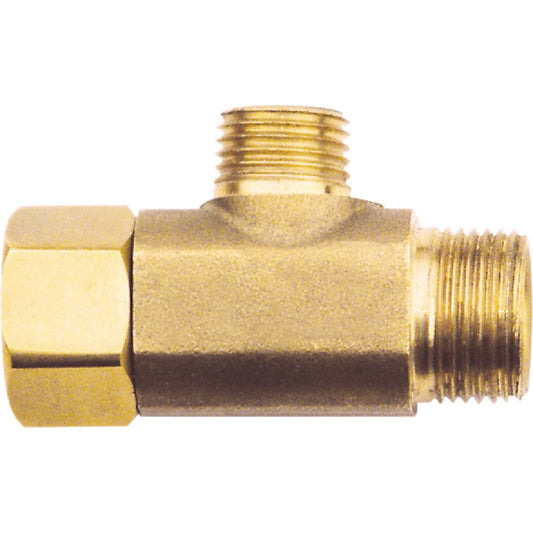 Do it 3/8 In. OD Fem x 3/8 In. OD x 3/8 In. OD Brass Extender Tee