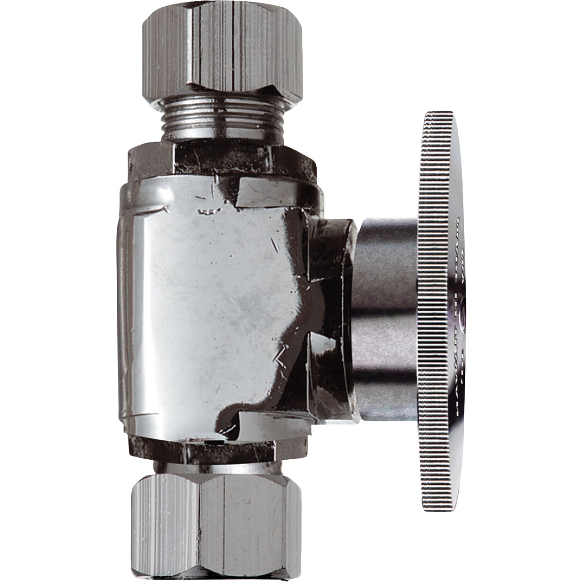 Do it 3/8 In. C X 3/8 In. OD Chrome Plated Brass Stop Valve