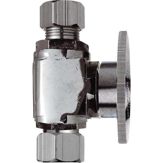 Do it 3/8 In. C X 3/8 In. OD Chrome Plated Brass Stop Valve