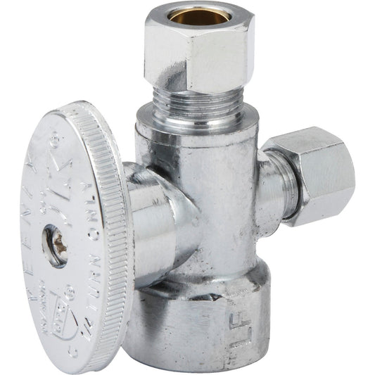 Do it 1/2 In. FIP x 3/8 In. OD x 1/4 In. OD Quarter Turn Angle Valve