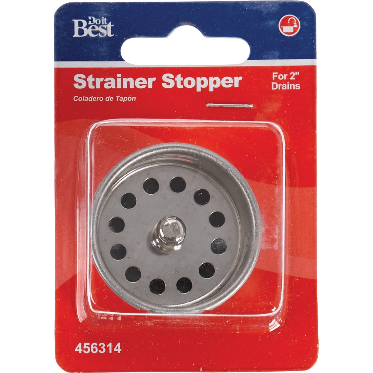 Do it 2 In. Chrome Jr. Duo Basket Strainer Stopper