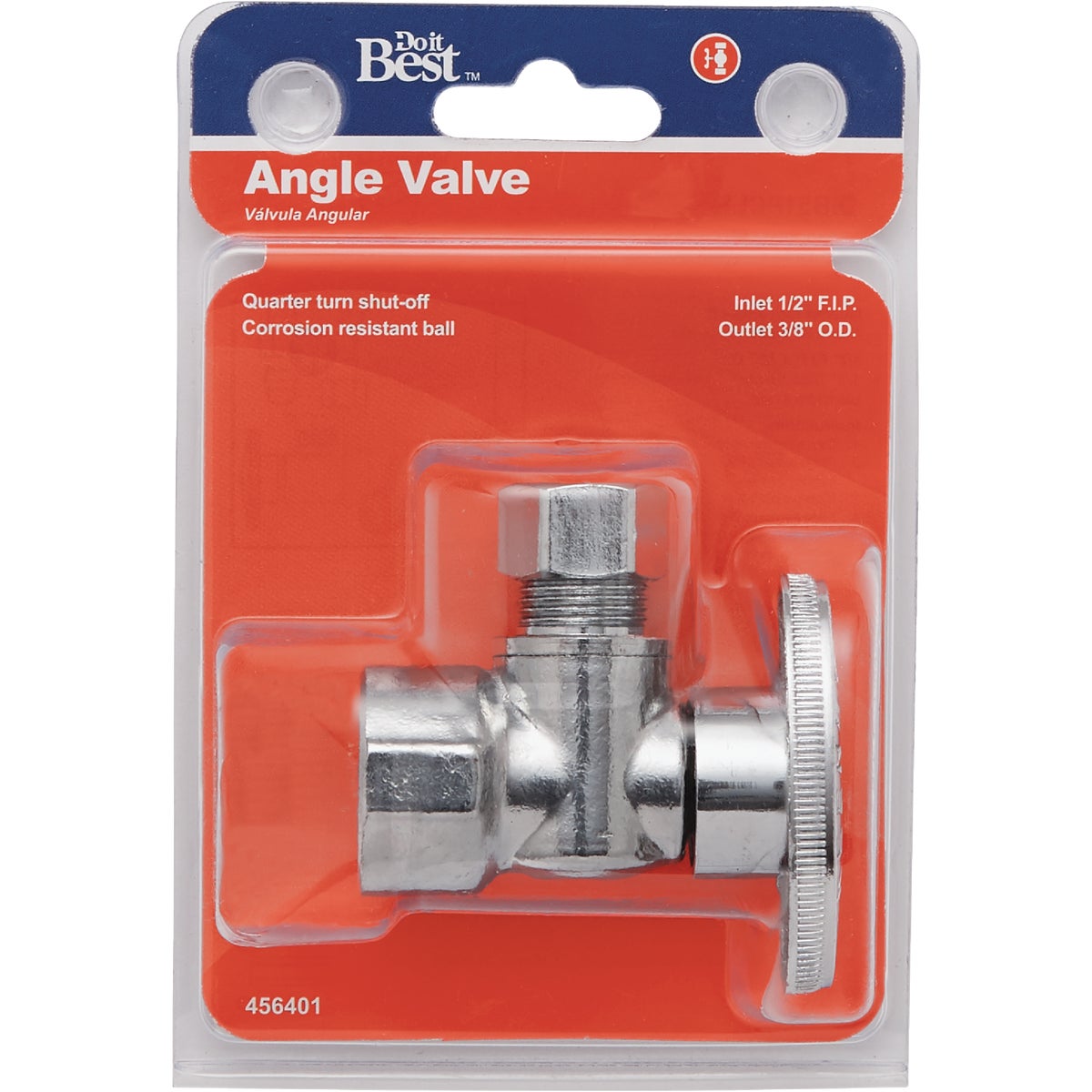 Do it 1/2 In. FIP x 3/8 In. OD Quarter Turn Angle Valve