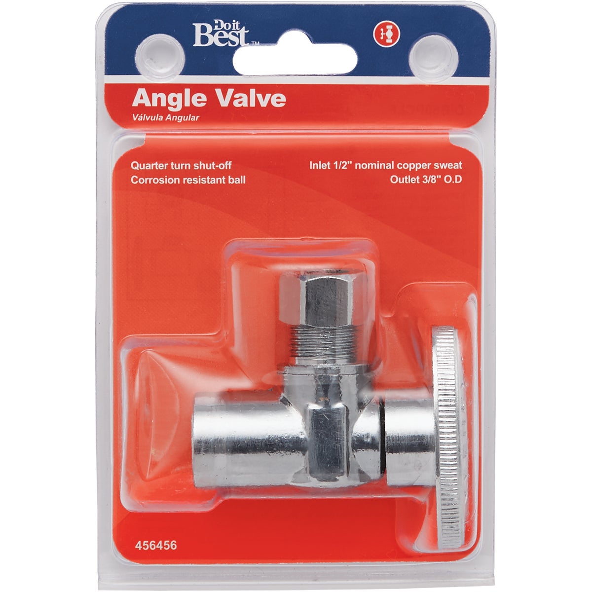 Do it 1/2 In. Sweat 3/8 In. OD Compression Quarter Turn Angle Valve