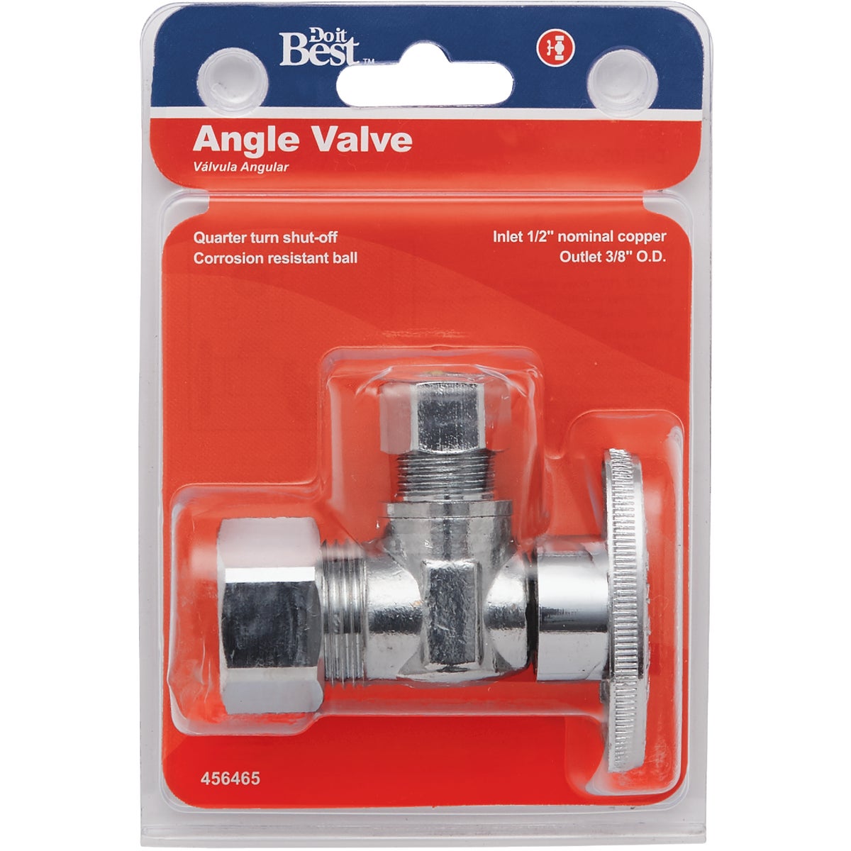 Do it 5/8 In. OD x 3/8 In. OD Quarter Turn Angle Valve