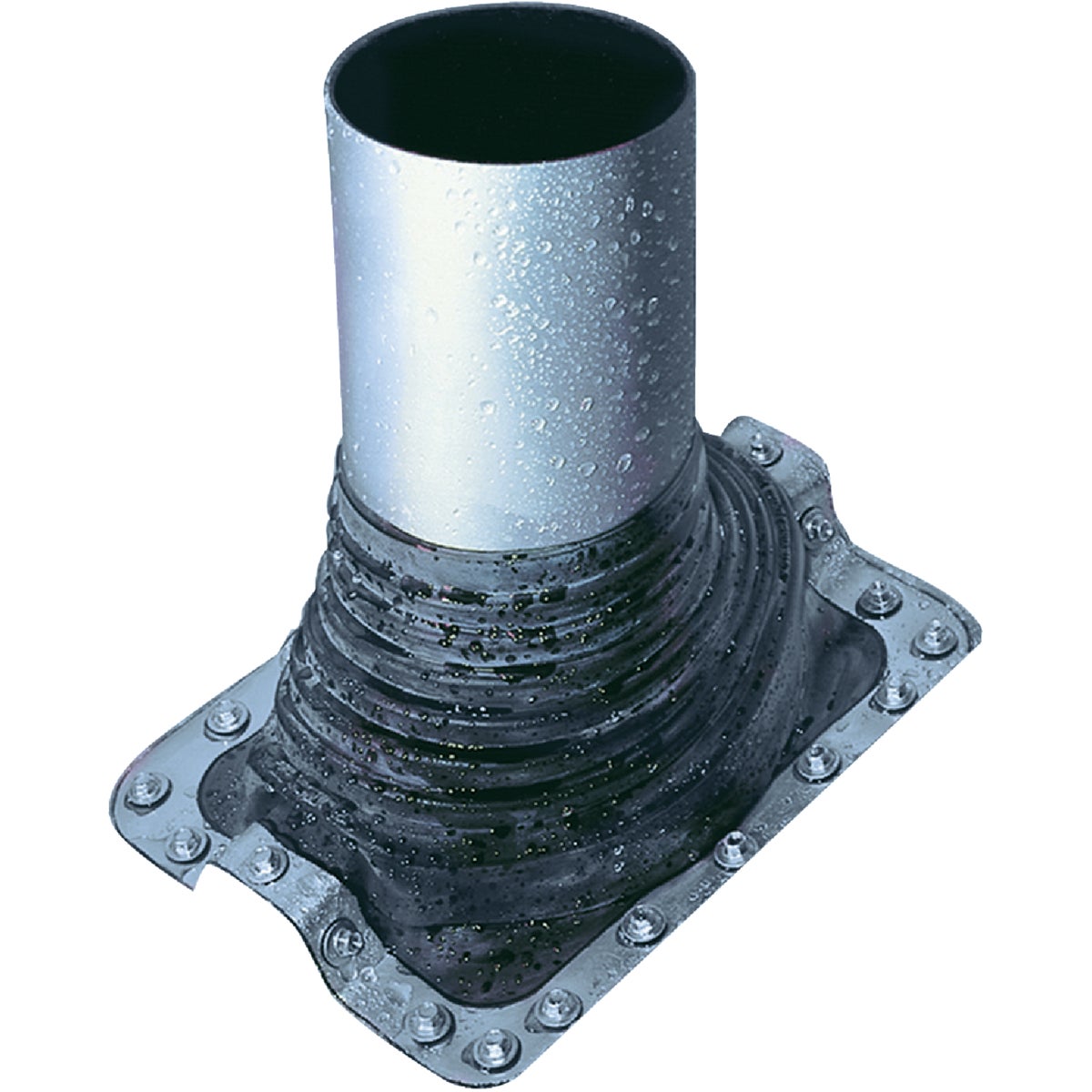 Oatey Master Flash 1/4 In. to 4 In. Aluminum w/EPDM Rubber Roof Pipe Flashing