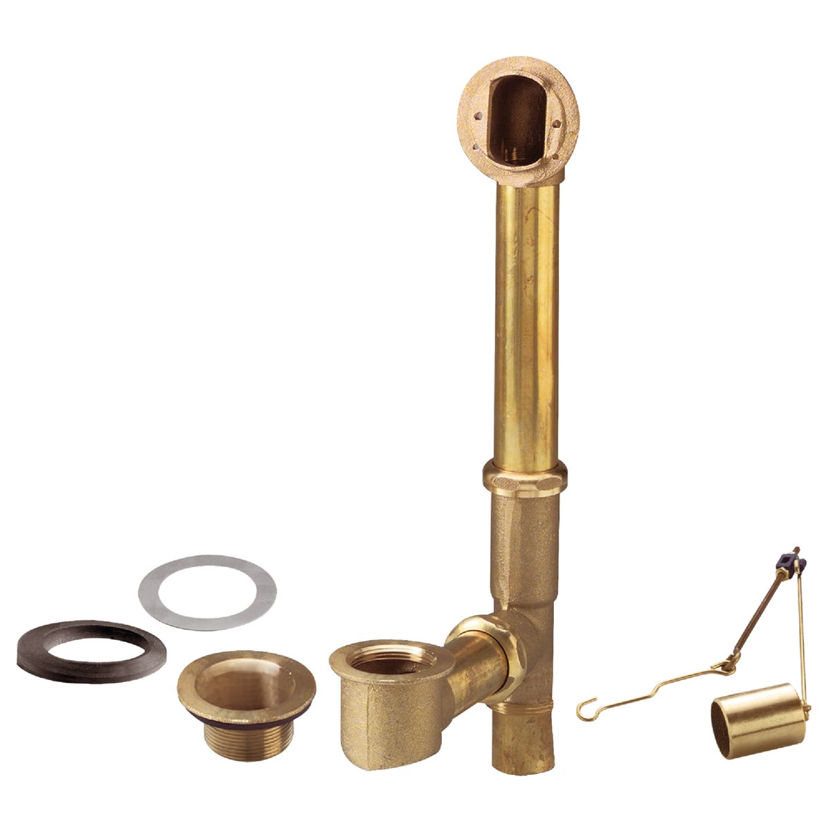 Do it Rough Brass Bath Drain Half Pack for Trim Kit