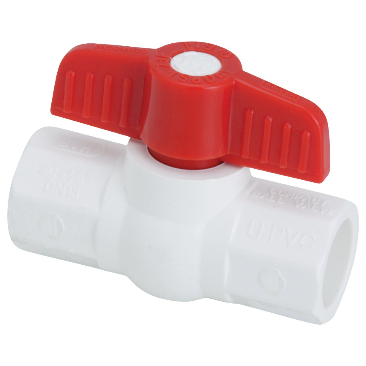 ProLine 1/2 In. X X 1/2 In. S PVC Quarter Turn Ball Valve