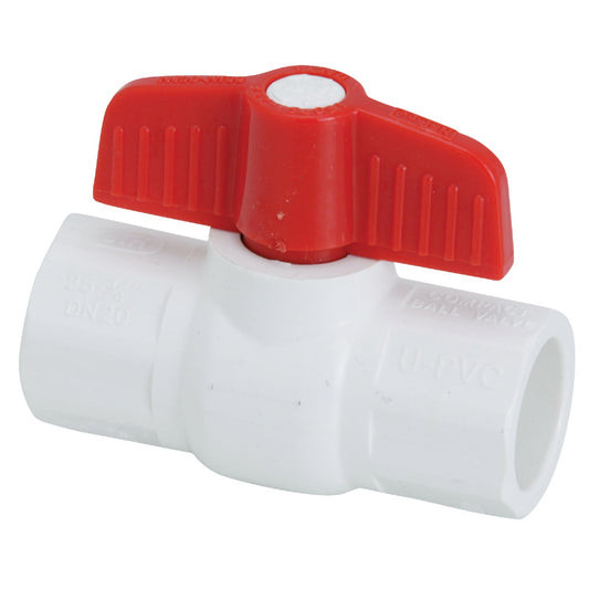 ProLine 3/4 In. S X 3/4 In. S PVC Quarter Turn Ball Valve