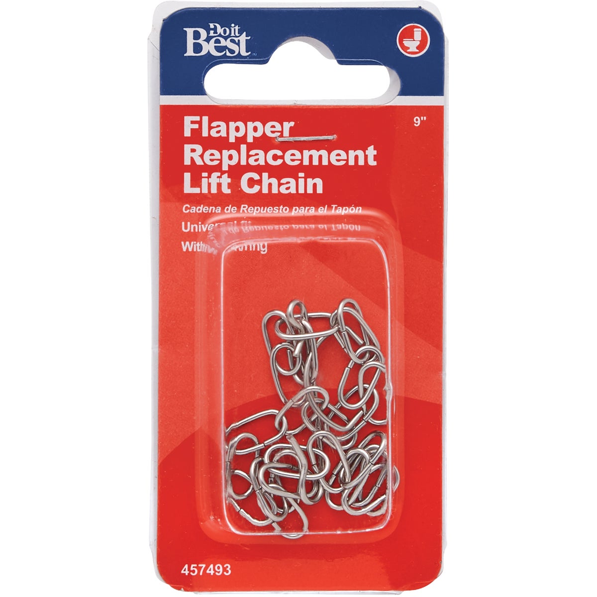 Do it 9 In. Stainless Steel Flapper Chain