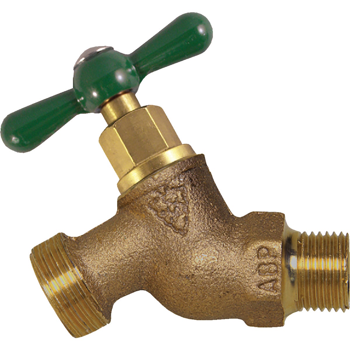 Arrowhead Brass 3/4 In. MIP x 3/4 In. Male Hose Thread No-Kink Loose Key Hose Bibb