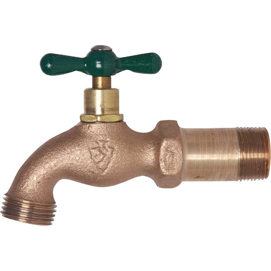 Arrowhead Brass 3/4 In. MIP x 3/4 In. Male Hose Thread Standard Hose Bibb