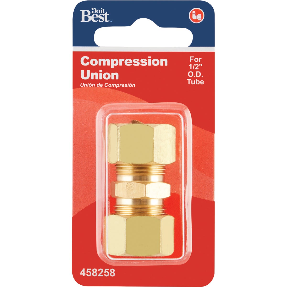 Do it 1/2 In. Brass Compression Low Lead Union