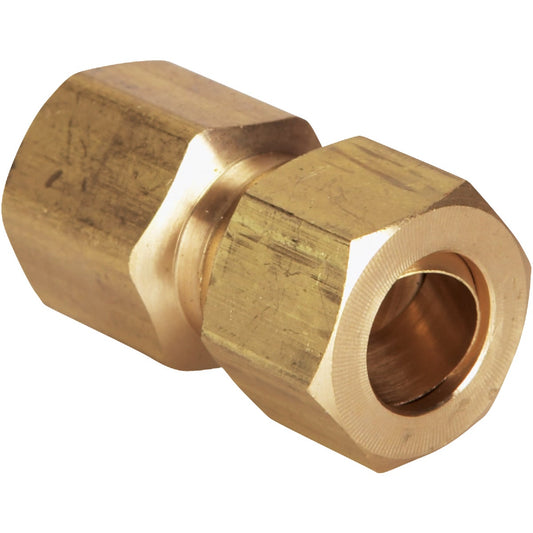 Do it 3/8 In. x 1/4 In. Brass Union Compression Adapter