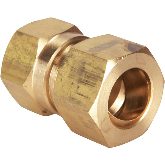 Do it 1/2 In. x 3/8 In. Brass Union Compression Adapter