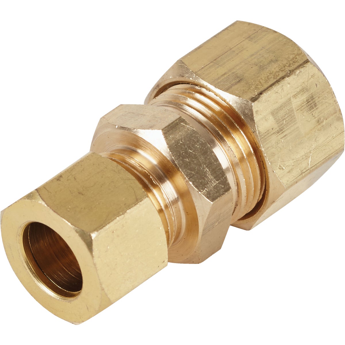 Do it 1/2 In. OD x 3/8 In. OD Brass Compression Reducing Union