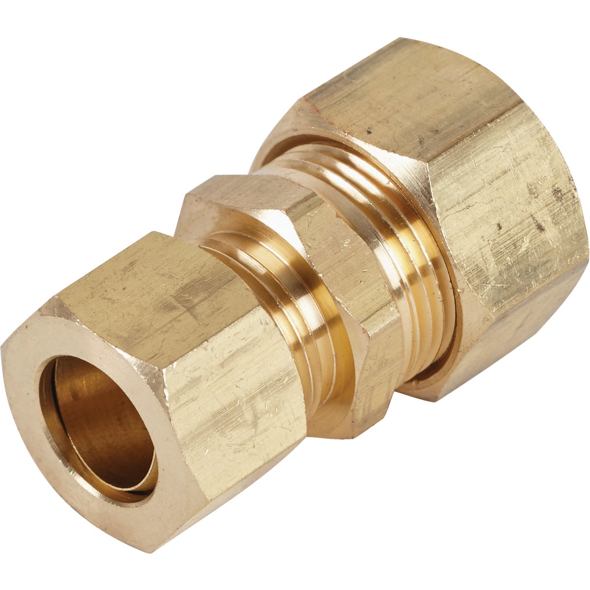 Do it 5/8 In. OD X 1/2 In. OD Brass Compression Reducing Union