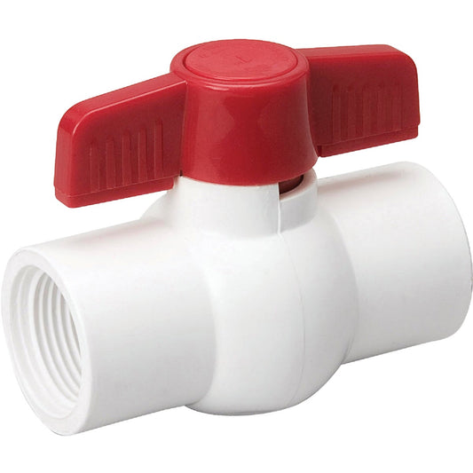 ProLine 1/2 In. FIP x 1/2 In. FIP PVC Schedule 40 Quarter Turn Ball Valve