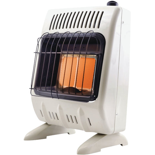 Mr. Heater 10K BTU Dual Fuel Vent Free Radiant Wall Heater with Piezo Start