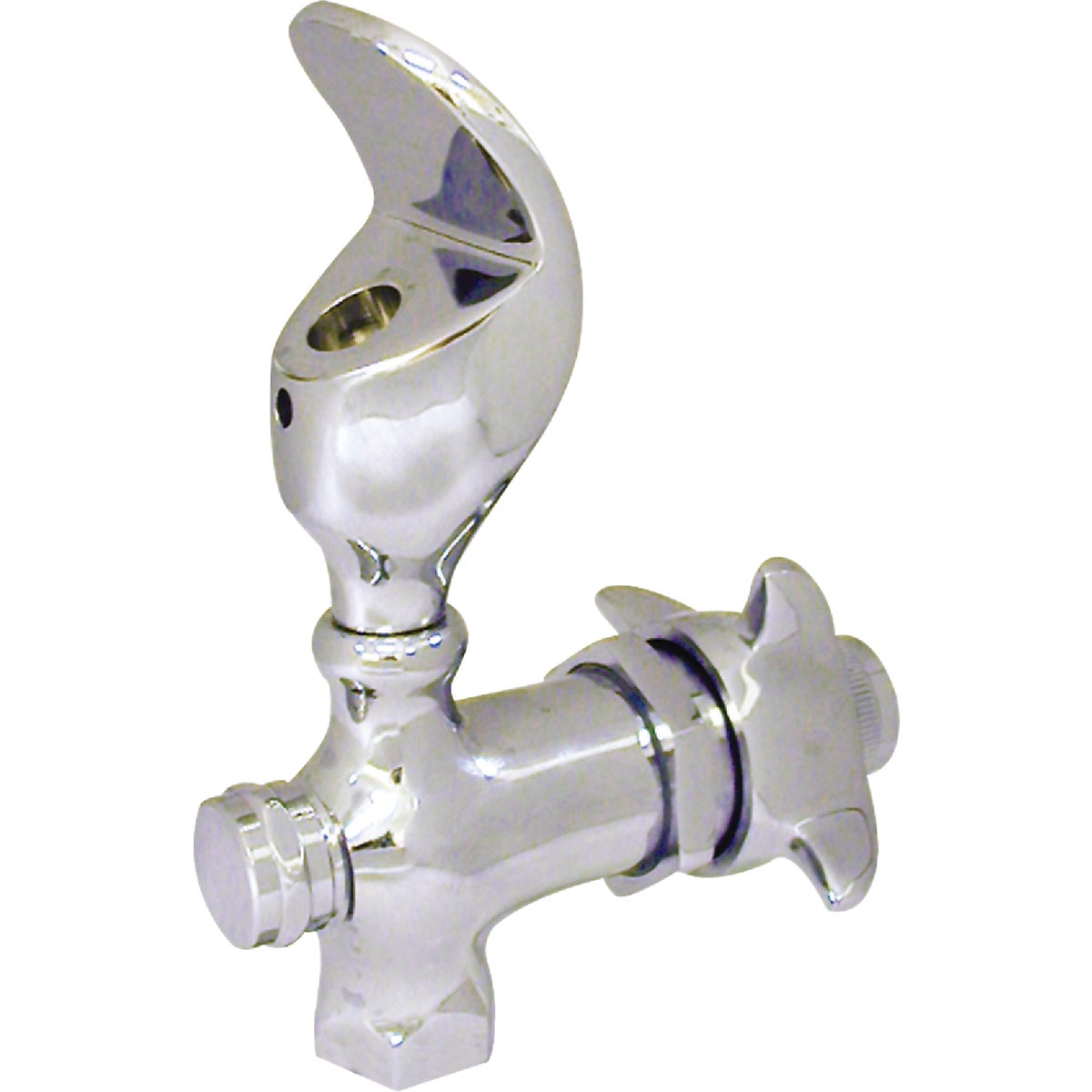 B & K Chrome-Plated Brass Self-Closing Drinking Water Faucet