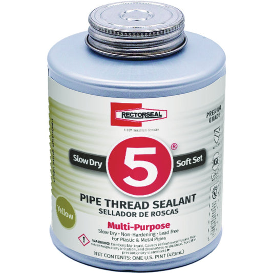 RectorSeal No. 5 16 Fl. Oz. Yellow Pipe Thread Sealant