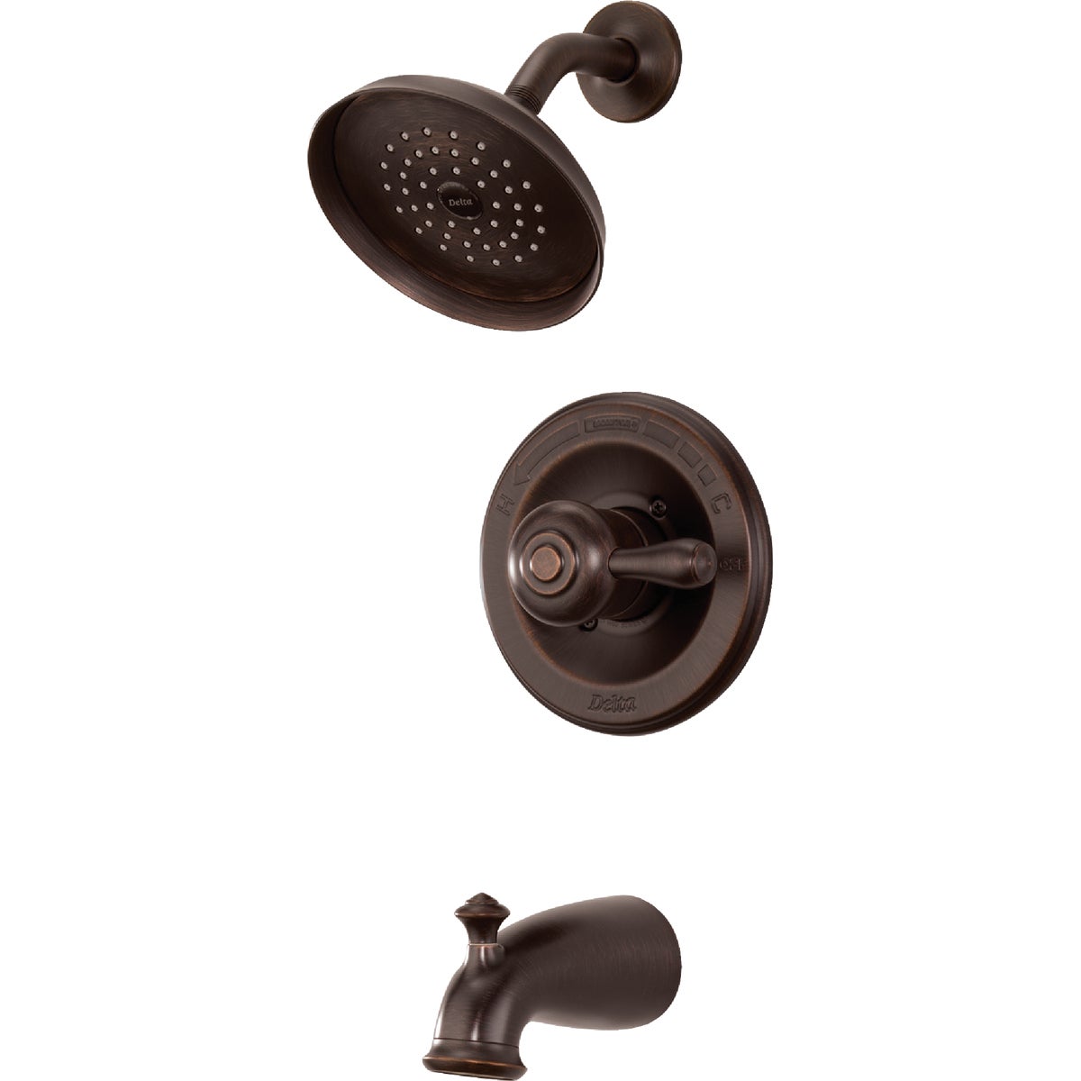 Delta Venetian Bronze 1-Handle Lever Tub and Shower Faucet