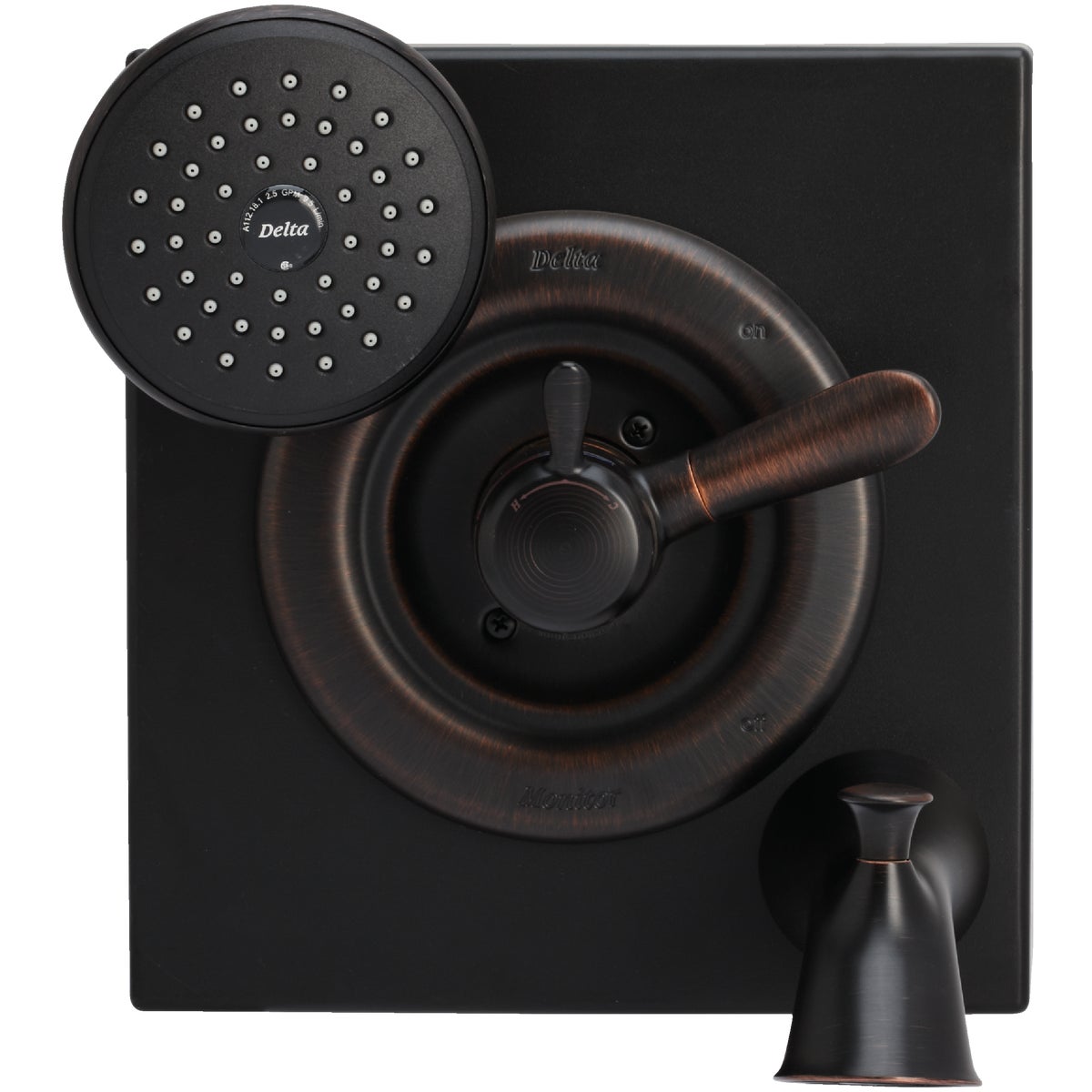 Delta Venetian Bronze 1-Handle Lever Tub and Shower Faucet