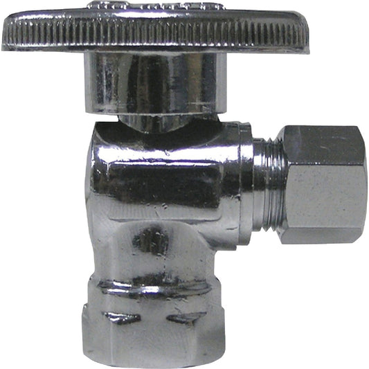 ProLine 1/2 In. FIP x 3/8 In. C Quarter Turn Angle Valve