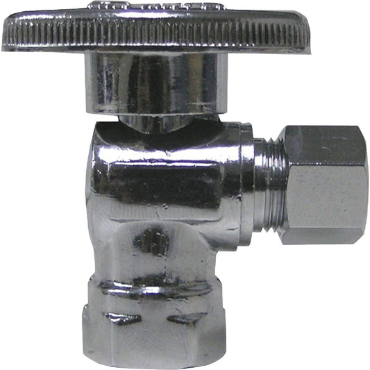 ProLine 1/2 In. FIP x 1/4 In. OD C Quarter Turn Angle Valve