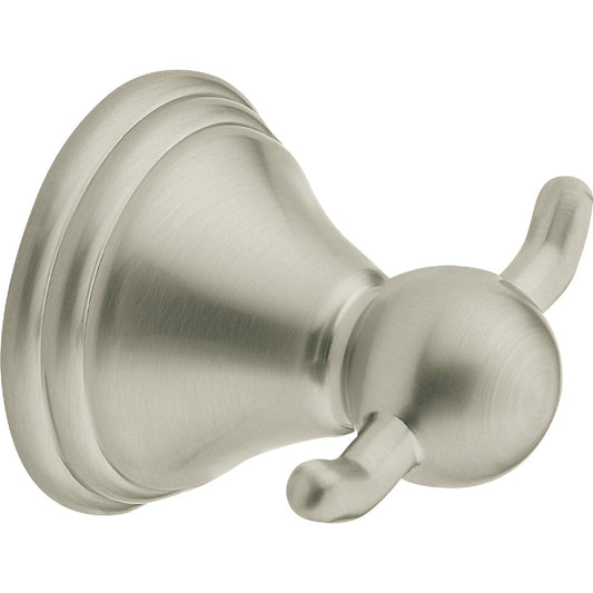 Moen Brushed Nickel Double Robe Hook