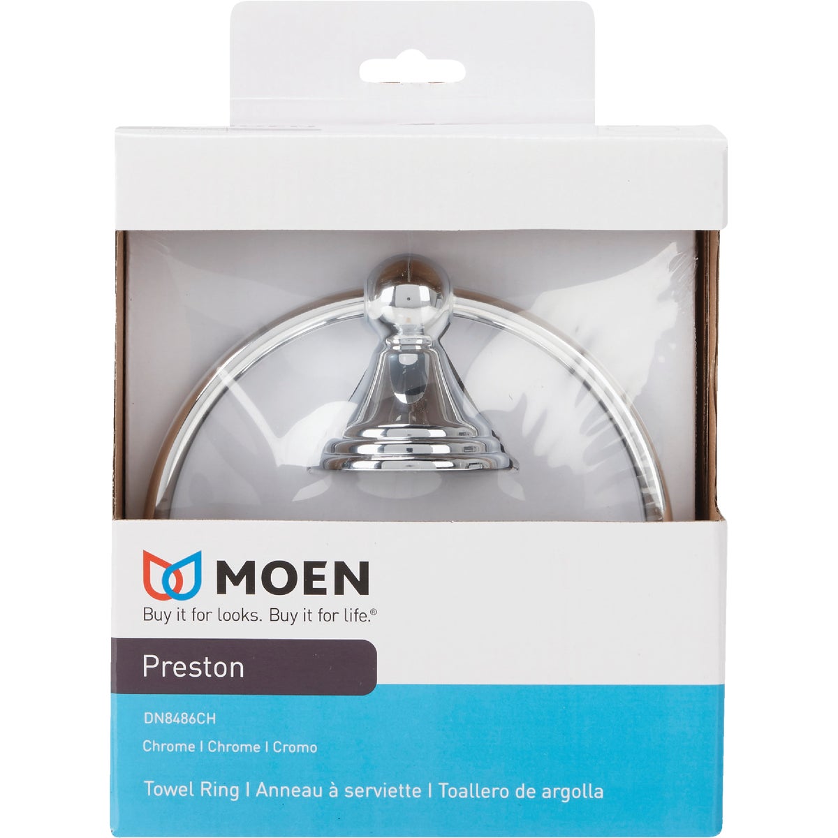 Moen Chrome 6.25 In. Towel Ring