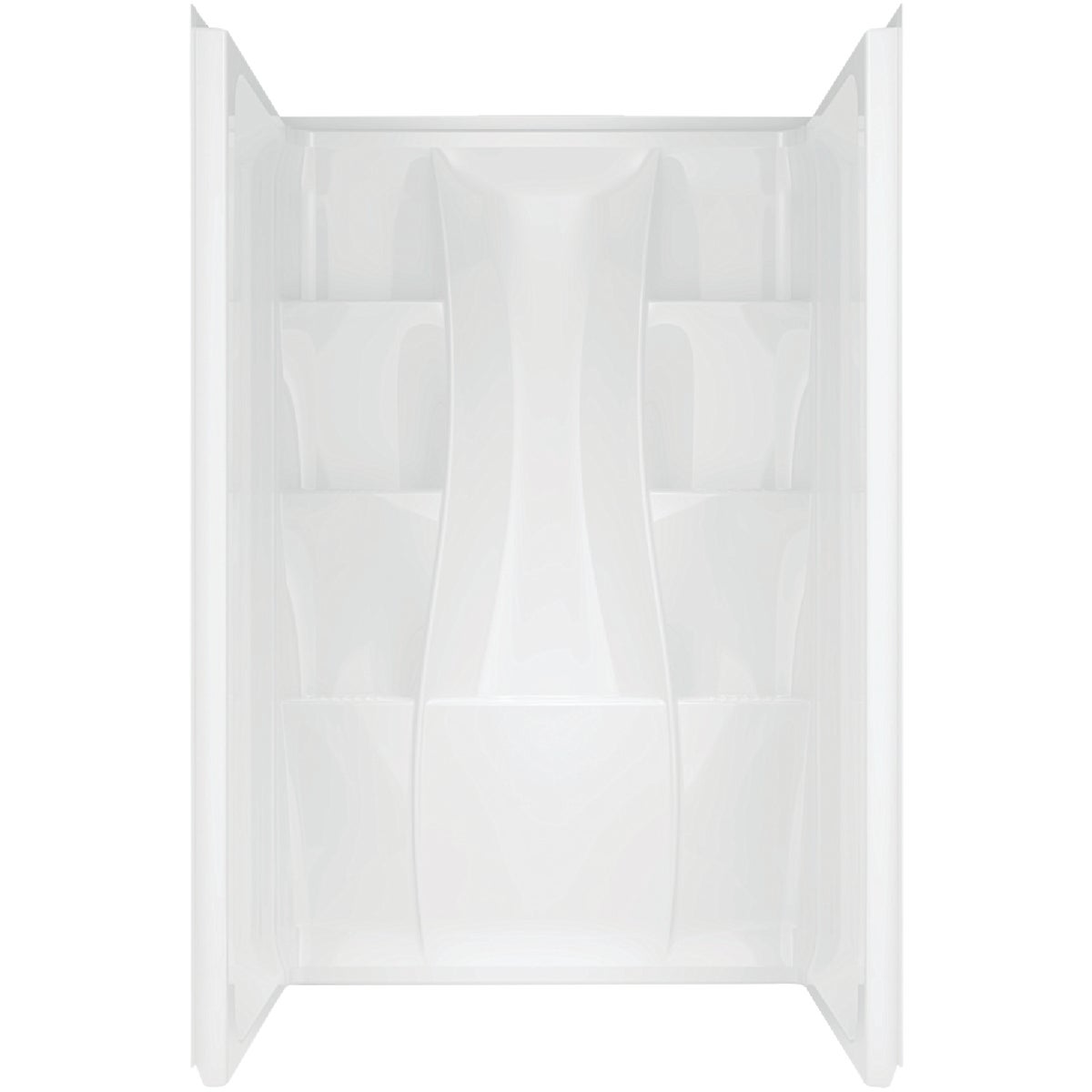 Delta Classic 400 3-Piece 48 In. L x 34 In. D Shower Wall Set in White