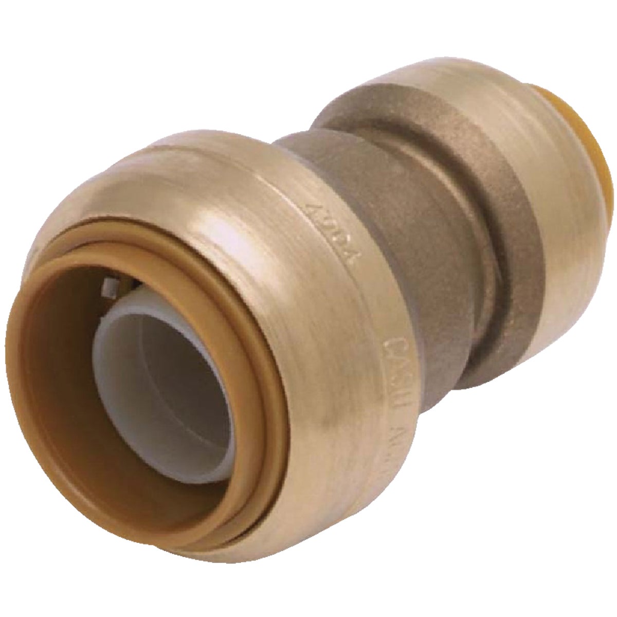 SharkBite 1/2 In. x 3/4 In. Push-to-Connect Brass Coupling