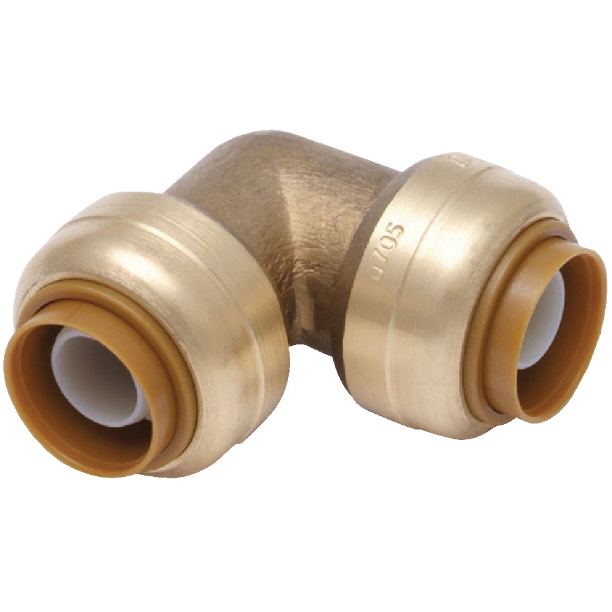 SharkBite 1/2 In. x 1/2 In. 90 Deg. Push-to-Connect Brass Elbow (1/4 Bend)